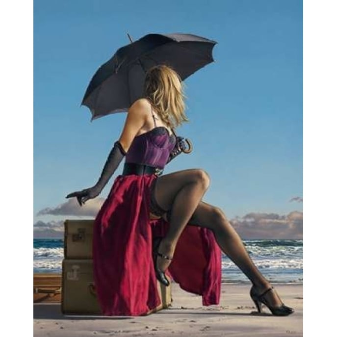 On Crescent Beach Poster Print by Paul Kelley-VARPDXK2321D Image 1