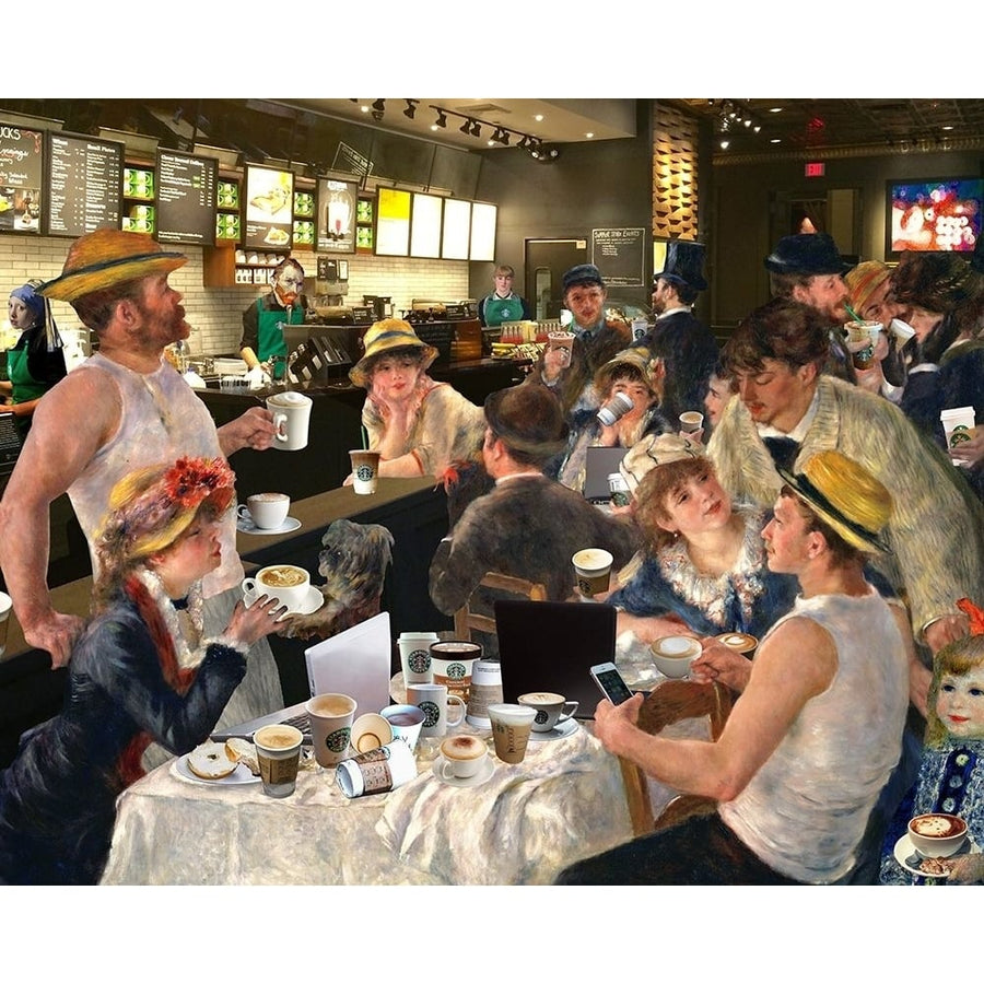 Luncheon of the Cappuccino Party Poster Print by Barry Kite-VARPDXK2678D Image 1