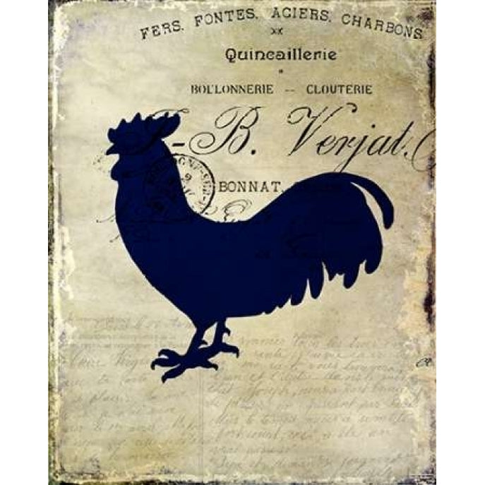 Rooster Silhouette 2 Poster Print by Kimberly Allen-VARPDXKARC059B Image 2