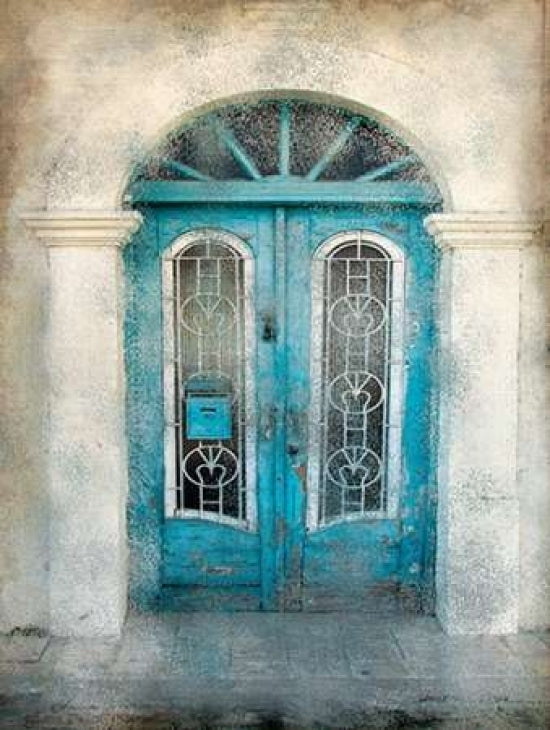 Teal Doorway Poster Print by Kimberly Allen-VARPDXKARC094A Image 1