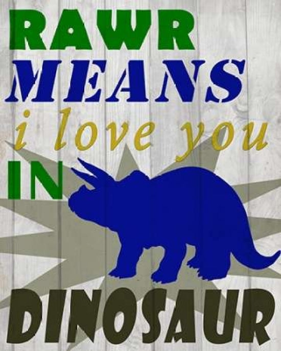 Rawr Means Poster Print by Kimberly Allen-VARPDXKARC099B Image 1