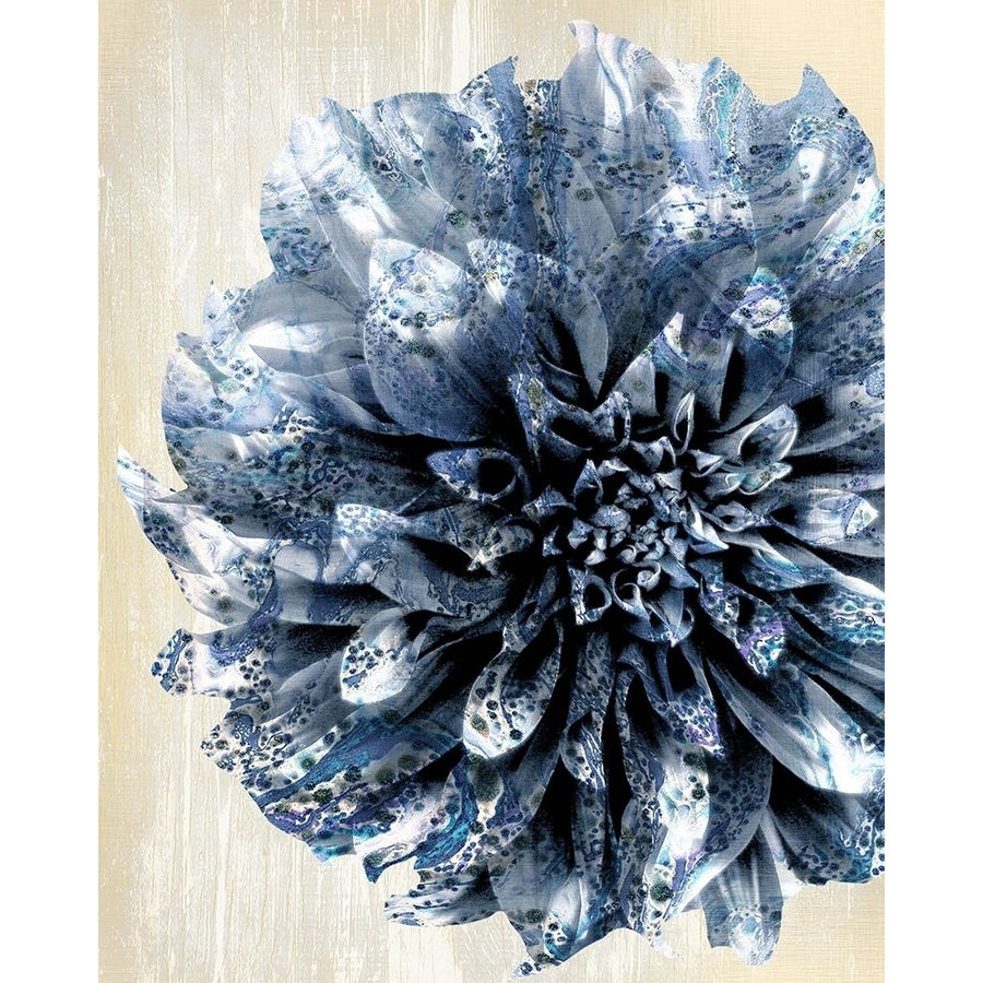 Indigo Marble Bloom 2 Poster Print by Kimberly Allen-VARPDXKARC1127B Image 1