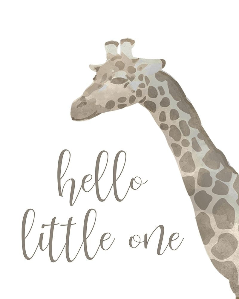 Hello Little One Taupe Poster Print by Allen Kimberly-VARPDXKARC1530A2 Image 1