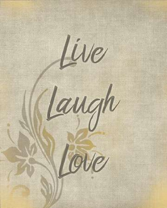 Live Laugh Love Poster Print by Kimberly Allen-VARPDXKARC184B Image 1