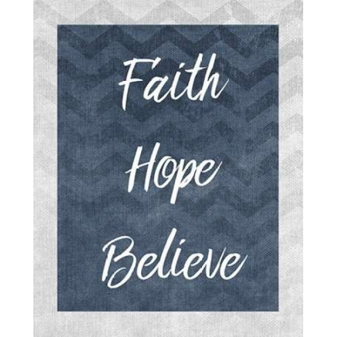 Faith Hope Believe Poster Print by Kimberly Allen-VARPDXKARC200A Image 1