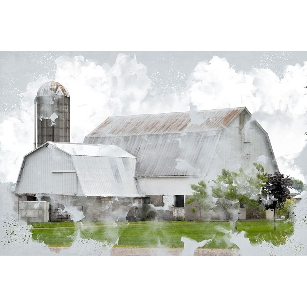 Watercolor Barn Poster Print by Kimberly Allen-VARPDXKARC2042 Image 1