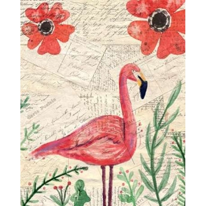 Postcard Flamingo 1 Poster Print by Kimberly Allen-VARPDXKARC228A Image 2