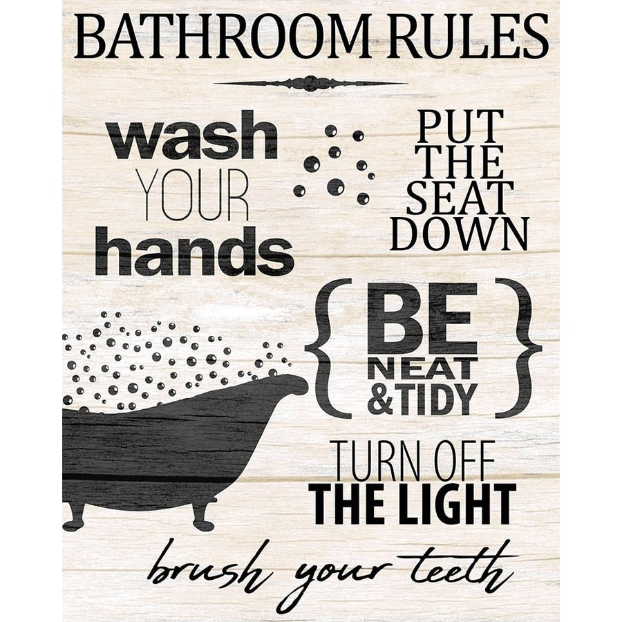 Bath Rules 2 by Kimberly Allen-VARPDXKARC2595B Image 1