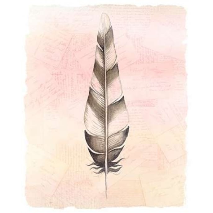 Spring Feather 1 Poster Print by Kimberly Allen-VARPDXKARC274A Image 2