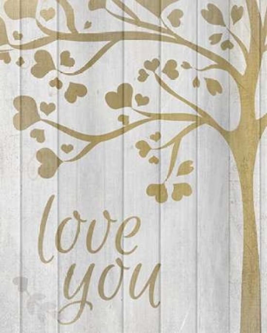 Love You Hearts Poster Print by Kimberly Allen-VARPDXKARC275A Image 1