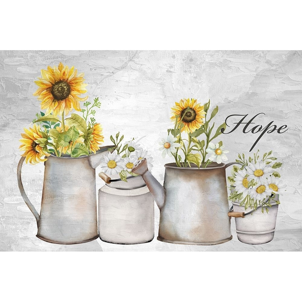 Hope Sunflower Daisies Poster Print - Kimberly Allen-VARPDXKARC2989A Image 1