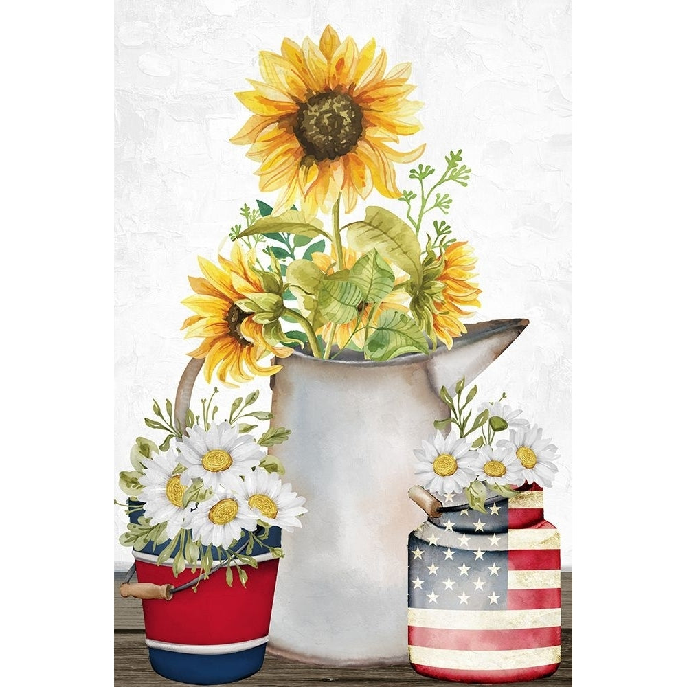 Sunflower American Poster Print - Kimberly Allen-VARPDXKARC3551A Image 1