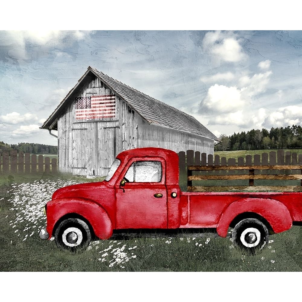 American Made Truck Poster Print - Kimberly Allen-VARPDXKARC3574A Image 1