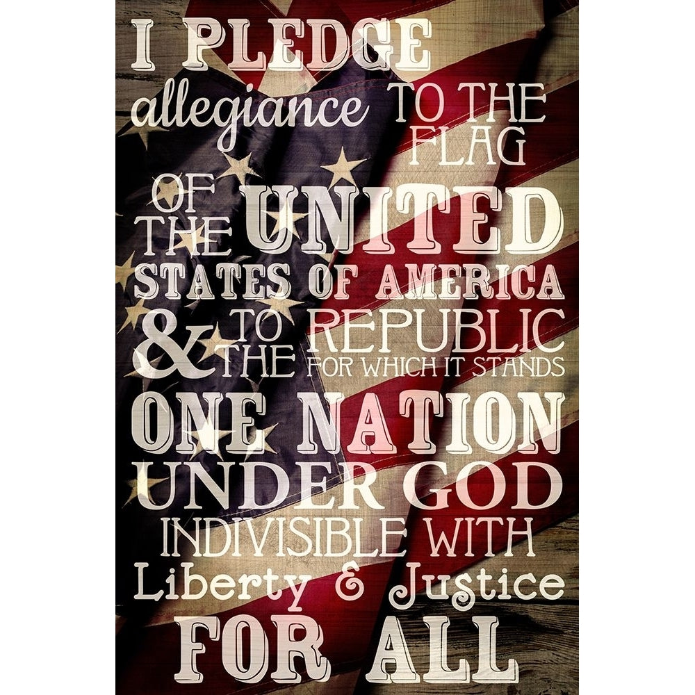 I Pledge Allegiance To The Flag Poster Print - Kimberly Allen-VARPDXKARC3664A Image 1