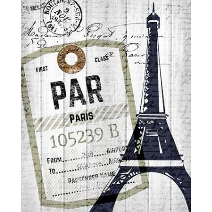 Lets Travel 1 Poster Print by Kimberly Allen-VARPDXKARC387A Image 2