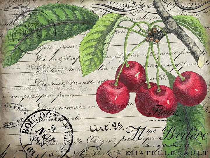 Vintage Cherries Poster Print by Allen Kimberly-VARPDXKARC564B Image 1