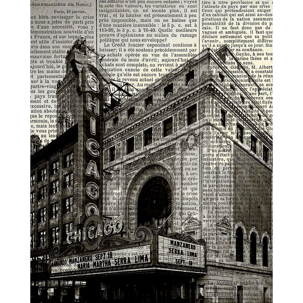 Newspaper City 2 Poster Print by Allen Kimberly-VARPDXKARC692B Image 1