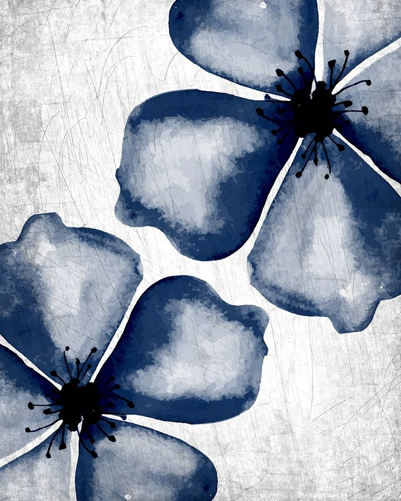 Navy Blooms 2 Poster Print by Kimberly Allen-VARPDXKARC770B Image 1