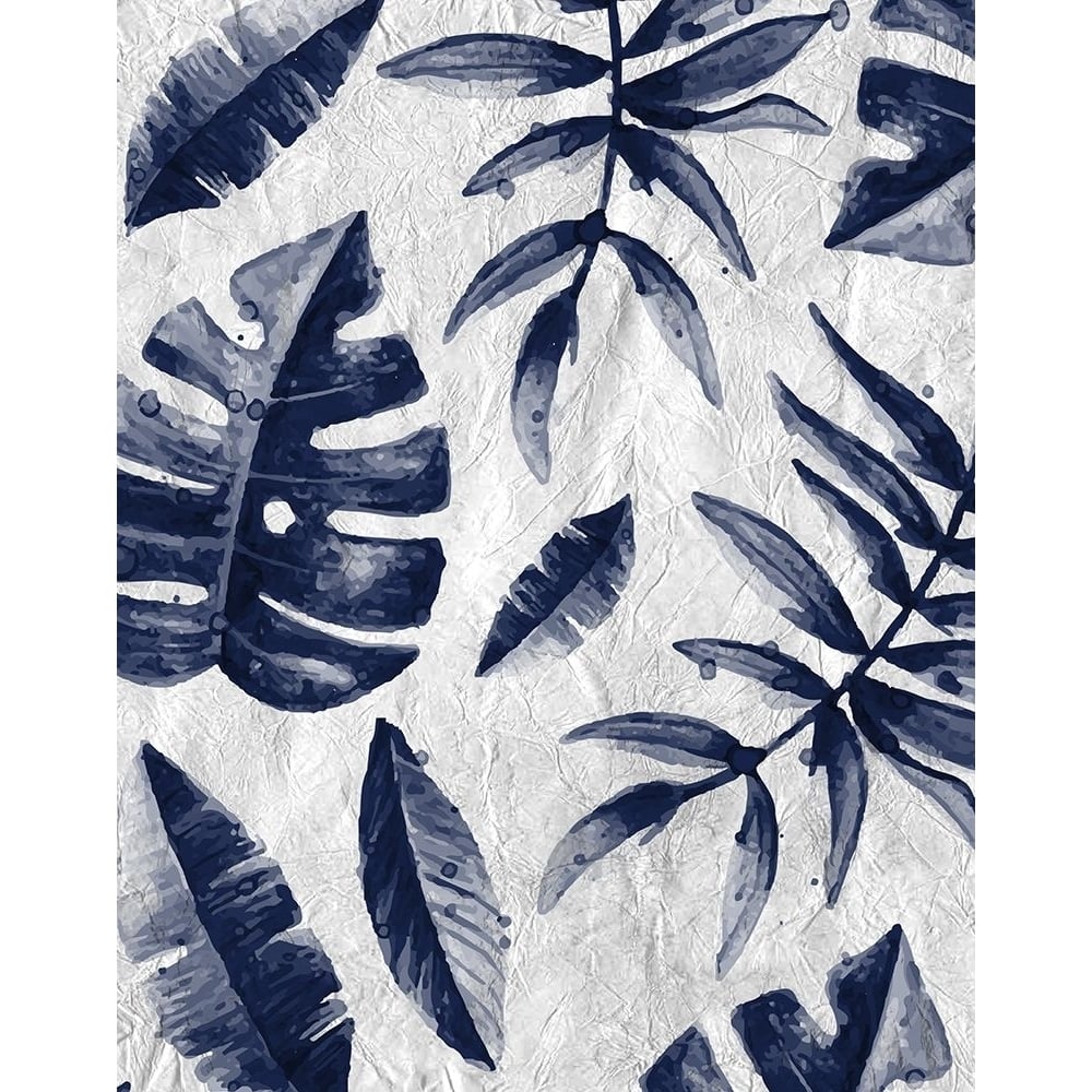 Tropic Indigo Leaves 2 Poster Print by Kimberly Allen-VARPDXKARC819B Image 1