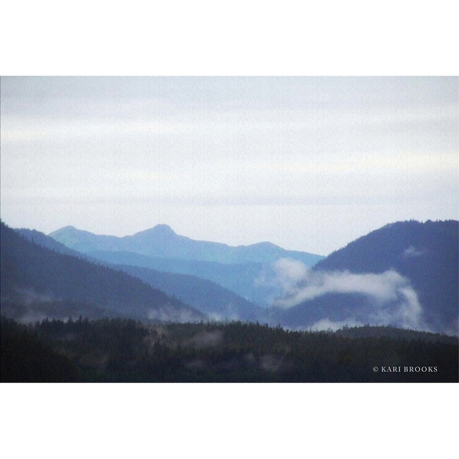 Blue Hills and Fog Poster Print by Kari Brooks-VARPDXKARI129 Image 1