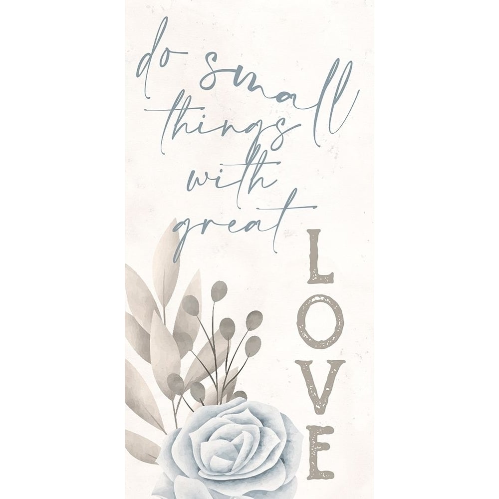 Simply Blessed Floral 2 Poster Print by Kimberly Allen-VARPDXKARN407B Image 1