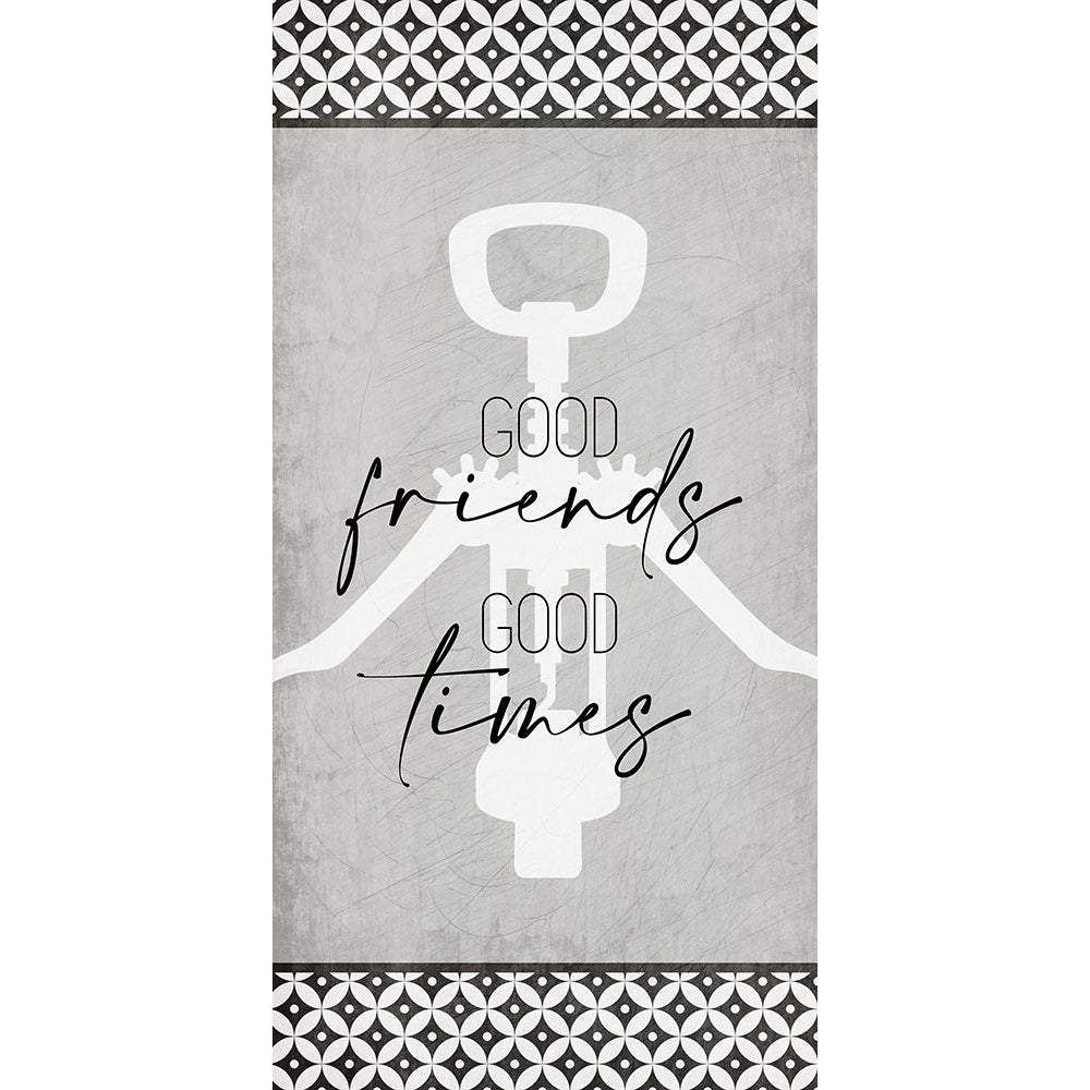 Good Times Wine 6 Poster Print - Kimberly Allen-VARPDXKARN818B Image 1