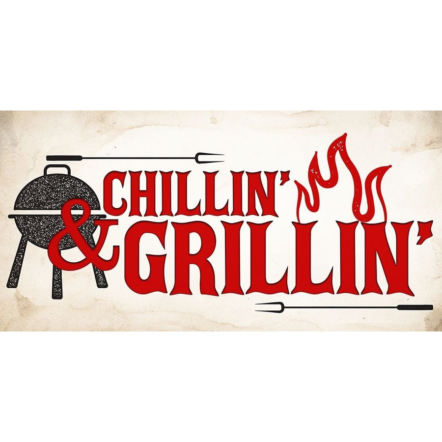 Chillin And Grillin Poster Print - Kimberly Allen-VARPDXKARN909A Image 1