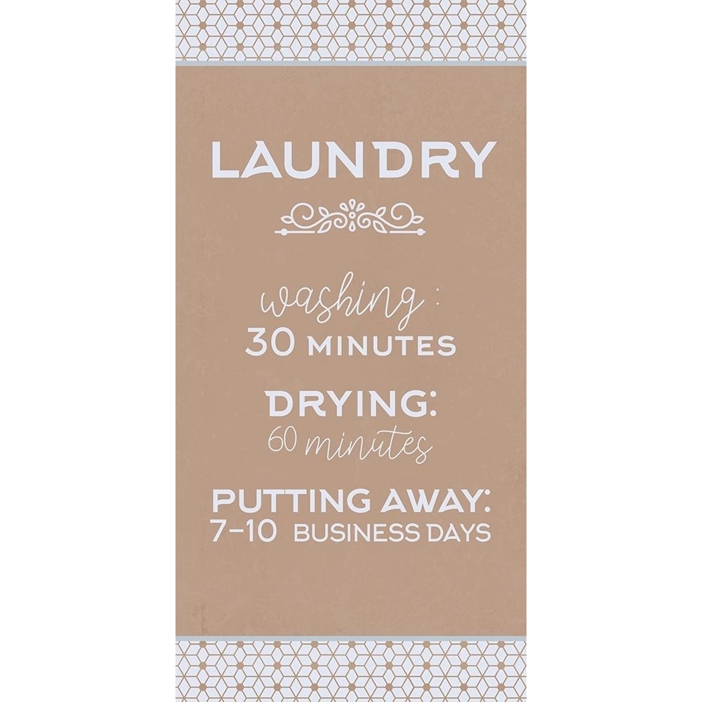 Laundry Business Days V2 Poster Print - Kimberly Allen-VARPDXKARN885A2 Image 1