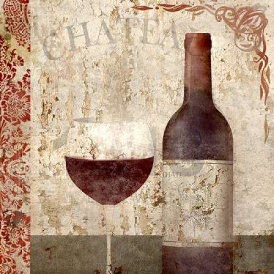 Vintage Wine 1 Poster Print by Kimberly Allen-VARPDXKASQ018A Image 1