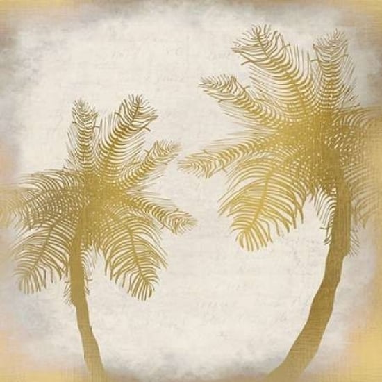 Golden Palm 2 Poster Print by Kimberly Allen-VARPDXKASQ063B Image 1