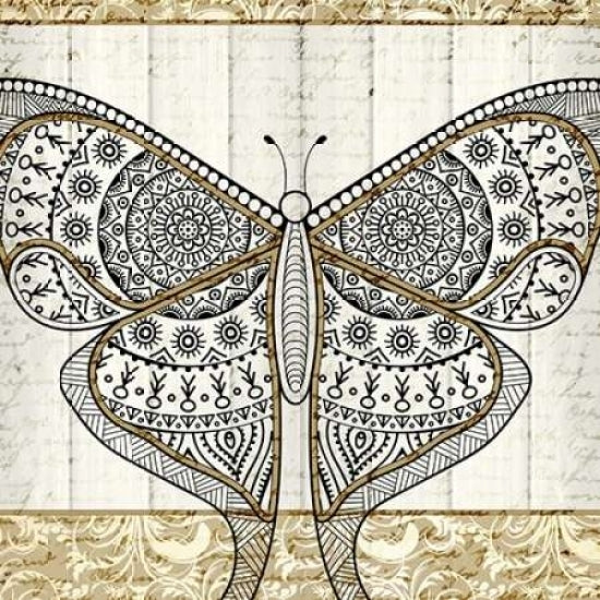 Damask Butterfly 2 Poster Print by Kimberly Allen-VARPDXKASQ178B Image 2