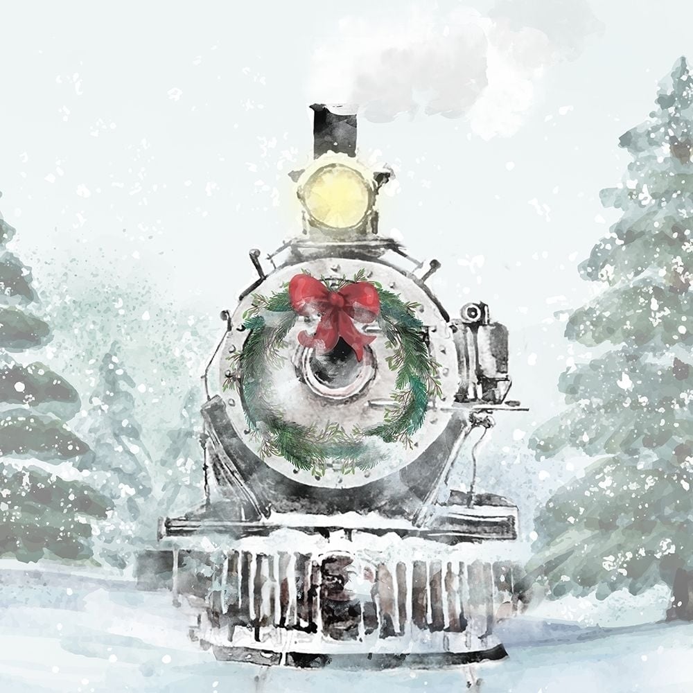 Winter Train 2 Poster Print by Kimberly Allen-VARPDXKASQ2013B Image 1