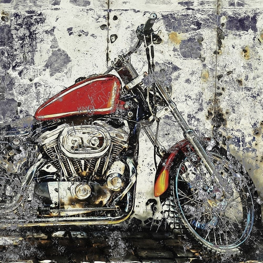 Grunge Bike 1 Poster Print by Kimberly Allen-VARPDXKASQ2014 Image 1