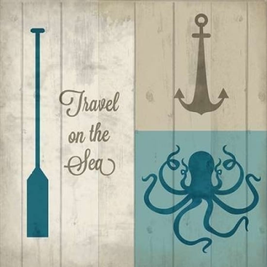 Travel the Sea 1 Poster Print by Kimberly Allen-VARPDXKASQ214A Image 1