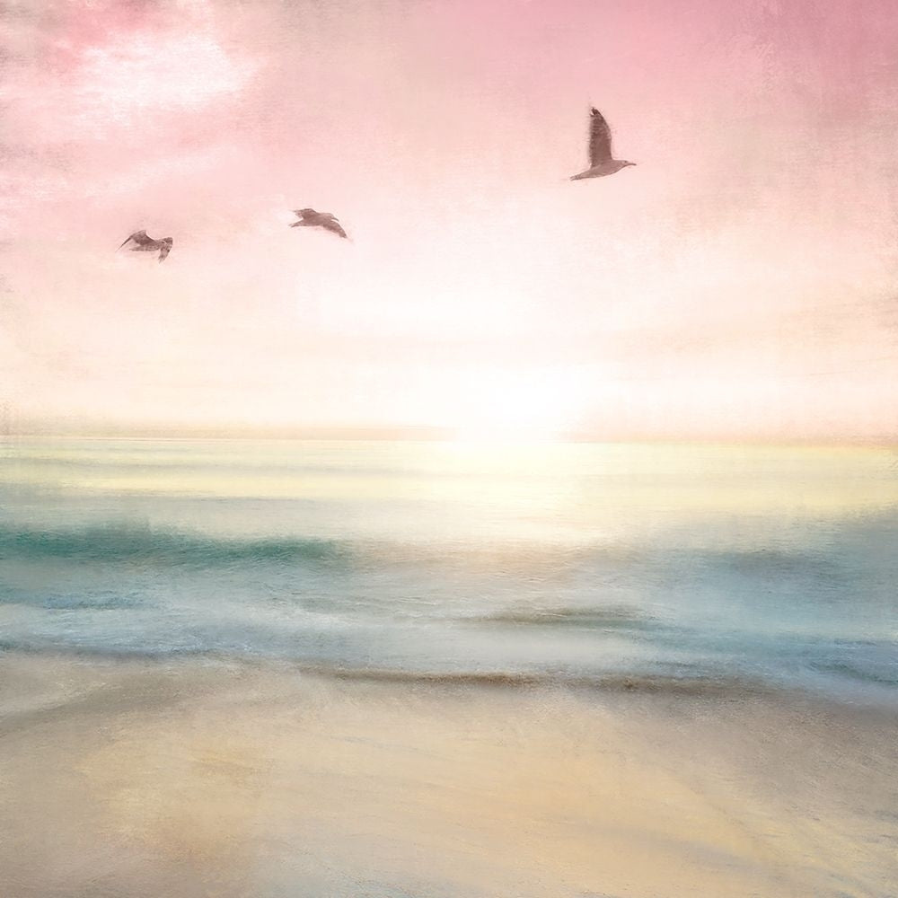 Pink Sunrise Beach by Kimberly Allen-VARPDXKASQ2312 Image 1