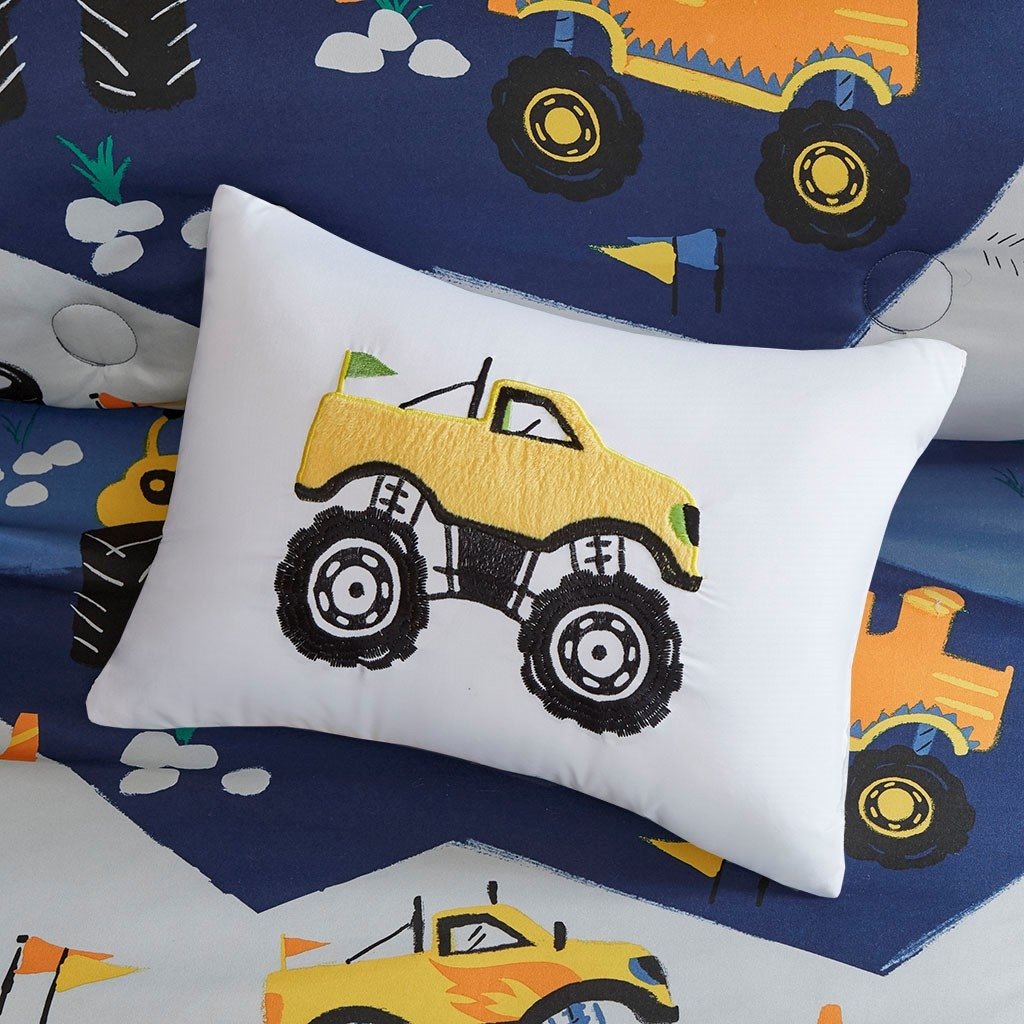 Gracie Mills Cynara Monster Truck Printed Comforter Set - GRACE-11770 Image 2