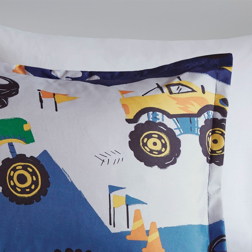 Gracie Mills Cynara Monster Truck Printed Comforter Set - GRACE-11770 Image 4