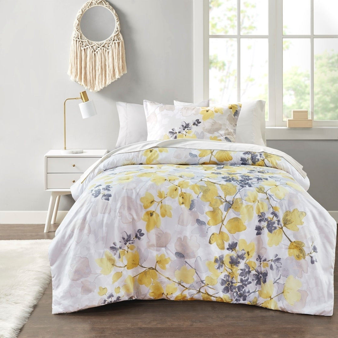 Gracie Mills Houston Modern Floral Comforter Set with Bed Sheets - GRACE-14304 Image 3