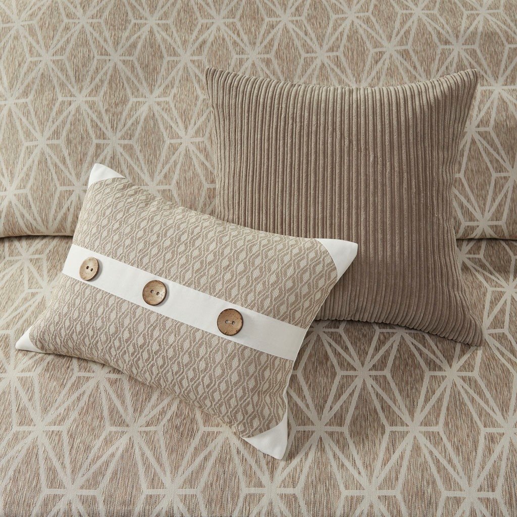 Gracie Mills Ruthie Luxurious 8-Piece Geometric Jacquard Comforter Set - GRACE-14382 Image 3