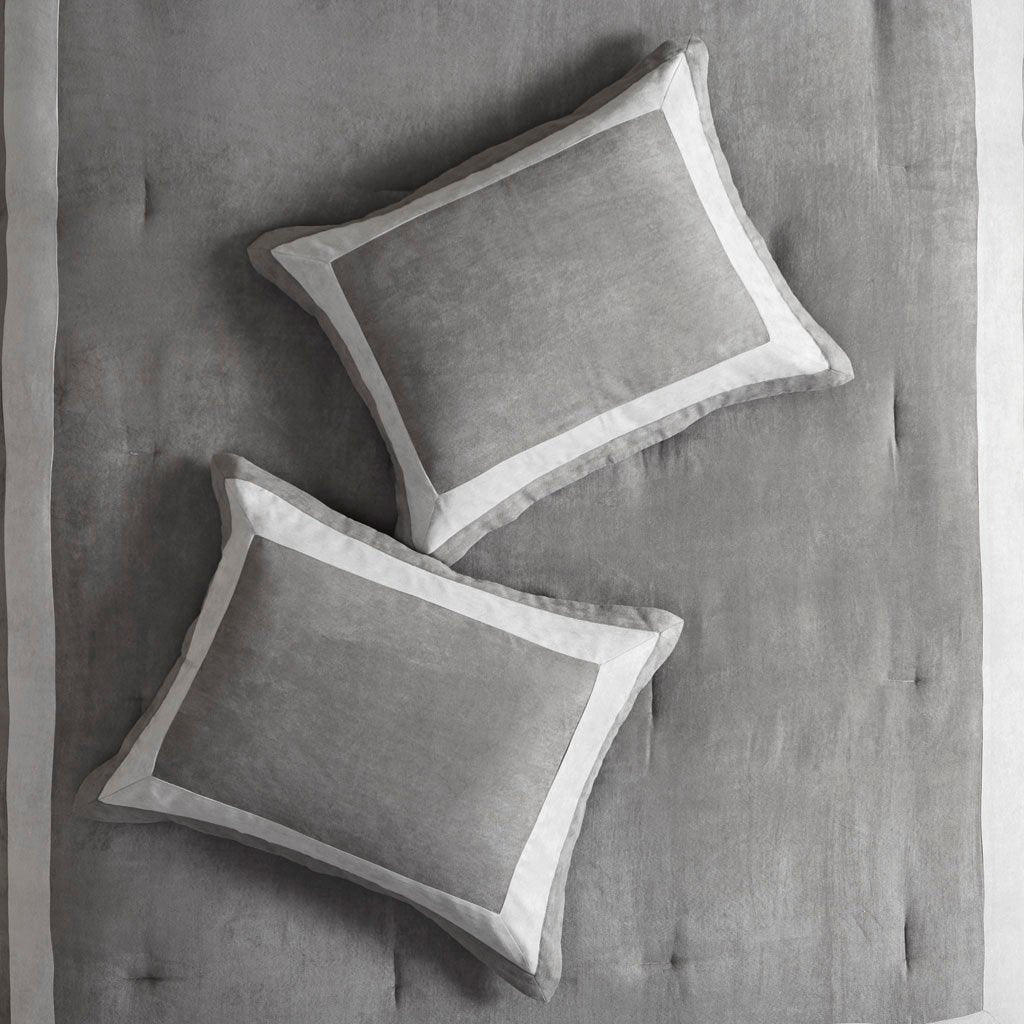 Gracie Mills Lacy Elegant Gray Microsuede 7-Piece Comforter Set - GRACE-14397 Image 4
