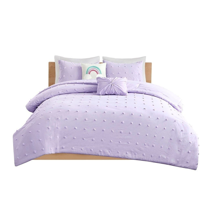 Gracie Mills Caius Playful Elegance Cotton Jacquard Pom Pom Comforter Collection - GRACE-11256 Image 4