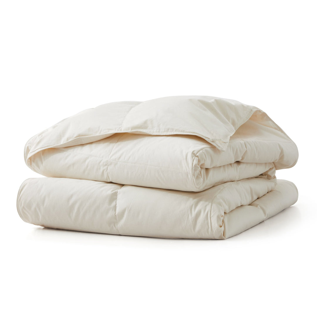 Premium Lightweight Organic Cotton Comforter with Down and Feather Fiber Fill - Perfect for Summer Image 7
