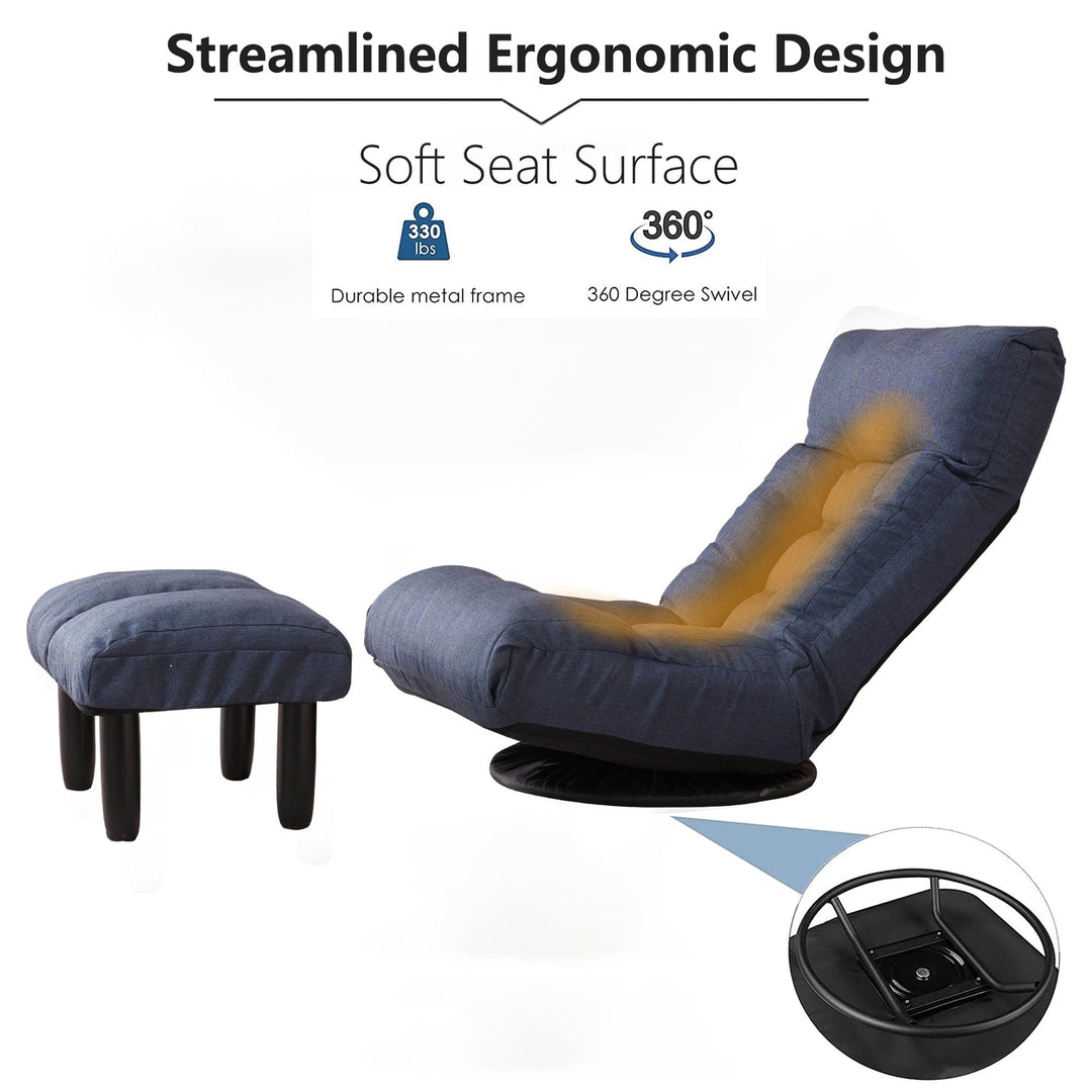 Adjustable Reclining Floor Chair Lazy Sofa Japanese Tatami Balcony Leisure Sofa Single Sofa Image 6