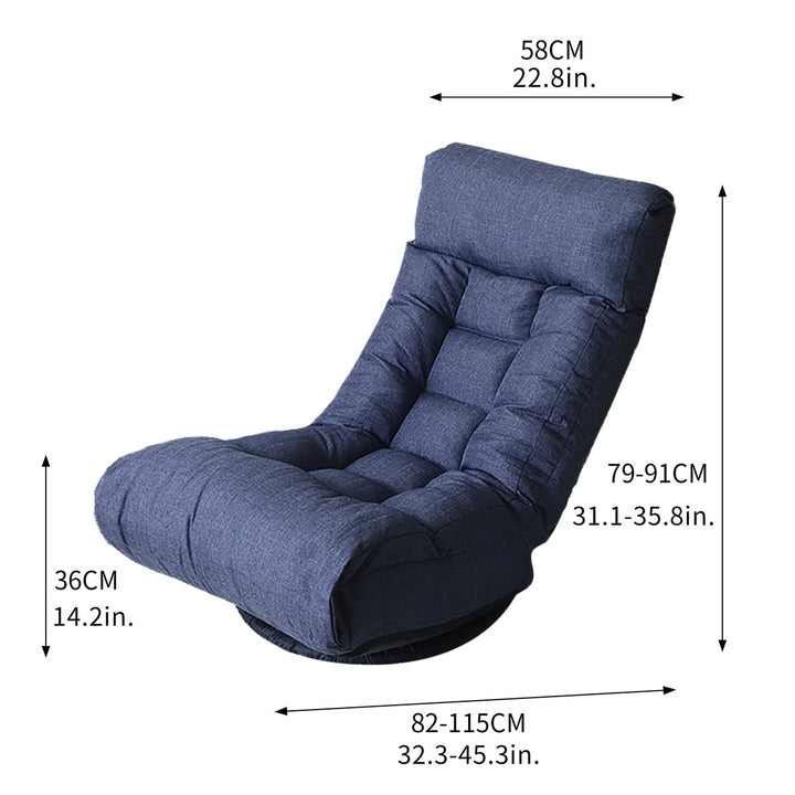 Adjustable Reclining Floor Chair Lazy Sofa Japanese Tatami Balcony Leisure Sofa Single Sofa Image 7