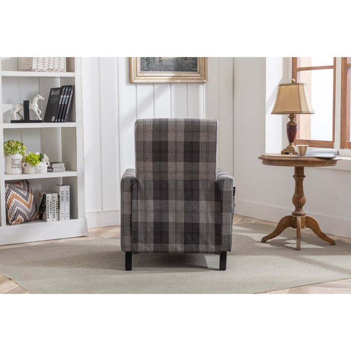 Comfortable Grey Recline Chair with Soft Cushion, Adjustable Backrest Angle - Perfect for Home Use Image 8