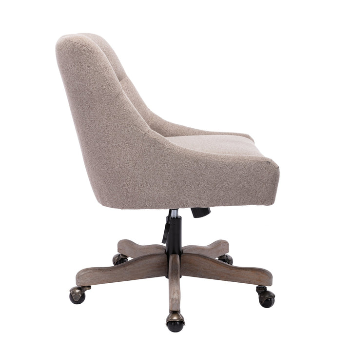 COOLMORE Swivel Shell Chair for Living Room/ Modern Leisure office Chair Image 12