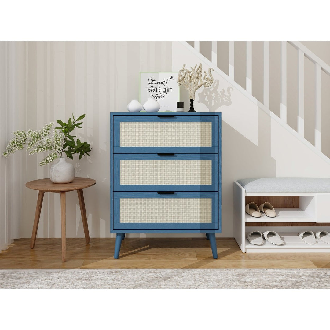 3 Drawer Cabinet for Bedroom Living Room Study - Versatile and Stylish Storage Solution Image 2