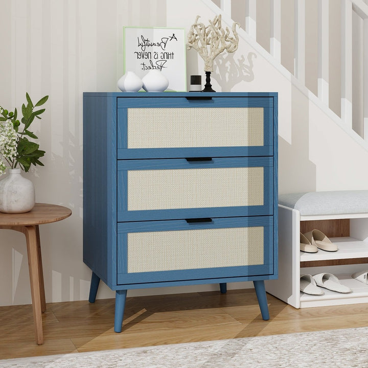 3 Drawer Cabinet for Bedroom Living Room Study - Versatile and Stylish Storage Solution Image 3