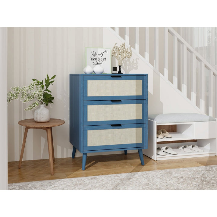 3 Drawer Cabinet for Bedroom Living Room Study - Versatile and Stylish Storage Solution Image 4