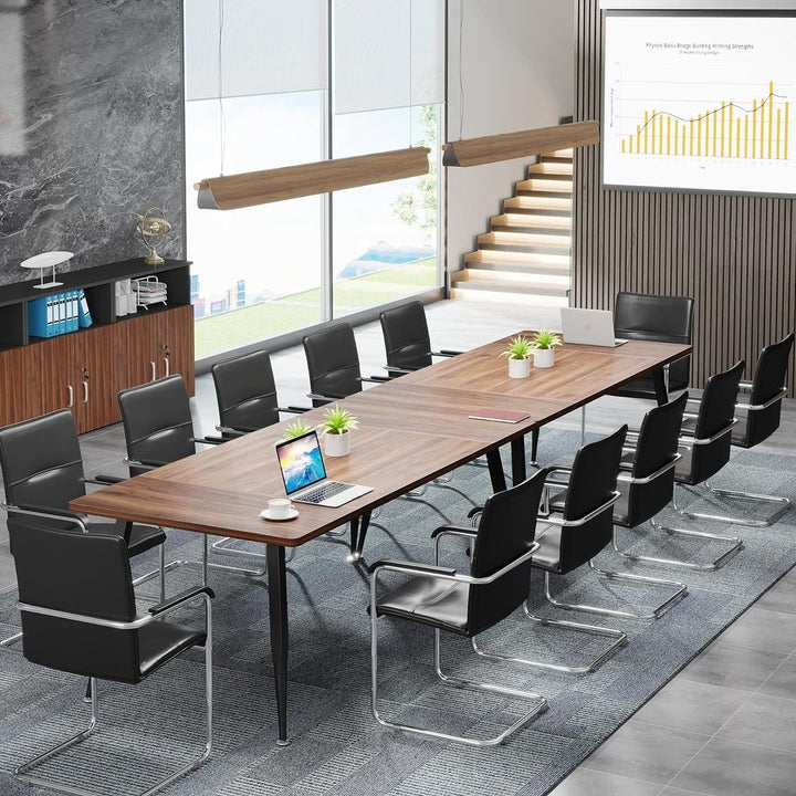 Tribesigns Rectangular Meeting Table 70.8" Modern Conference Table for 6-8 Image 3